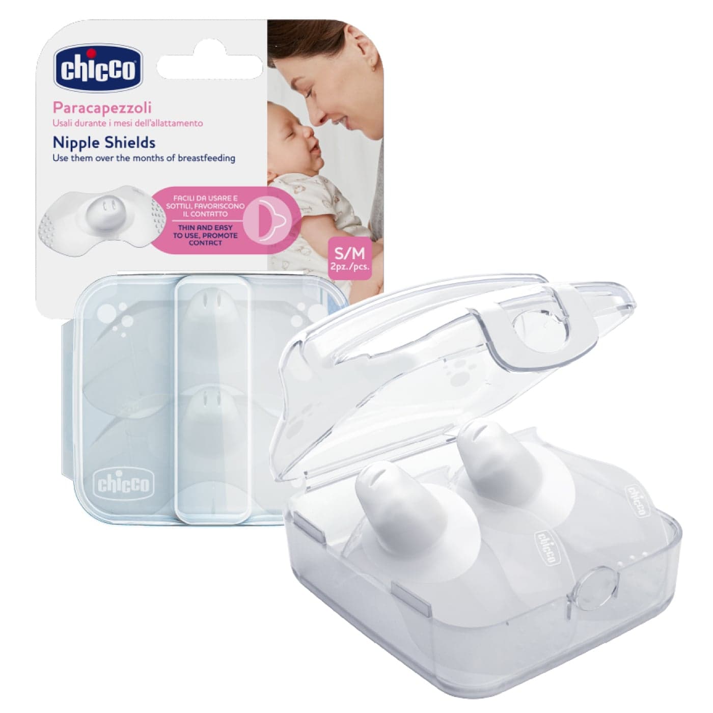 Накладки для сосків Chicco SkinToSkin, S-M (2шт)