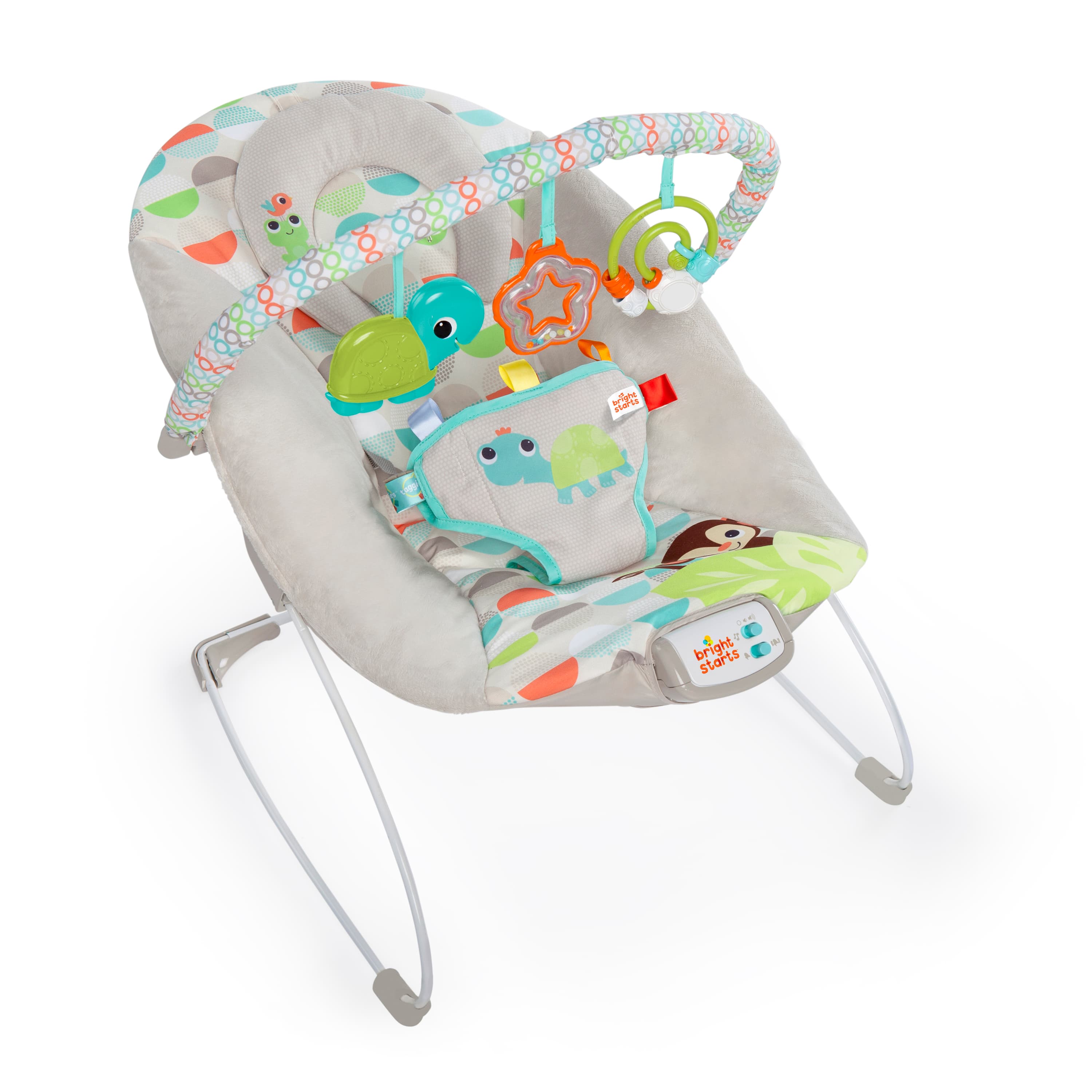 Шезлонг Bright Starts Happy Safari Bouncer