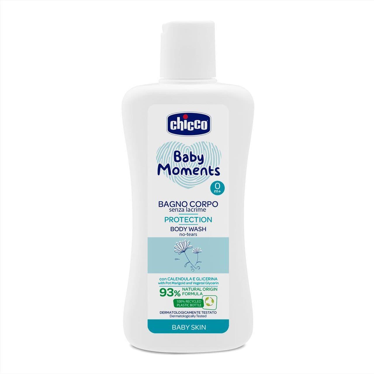 Гель для купання з екстрактом календули Chicco Baby Moments Без сліз, 200 мл