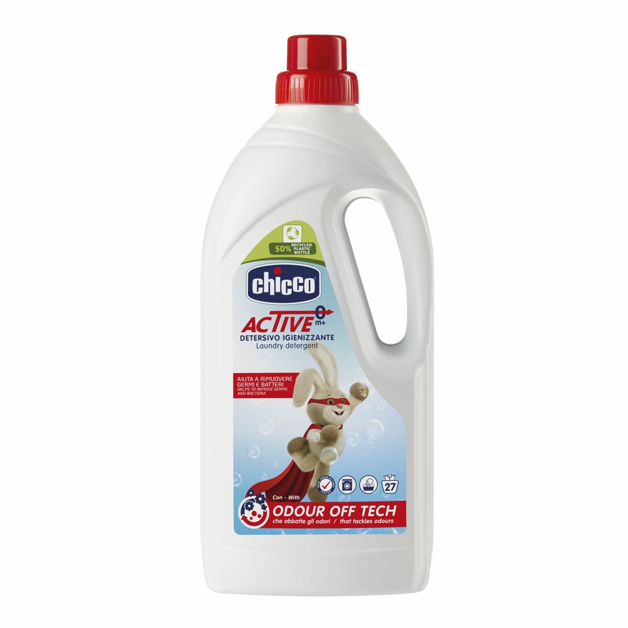 Гель для прання дезінфікуючий Chicco Active, 1,5 л