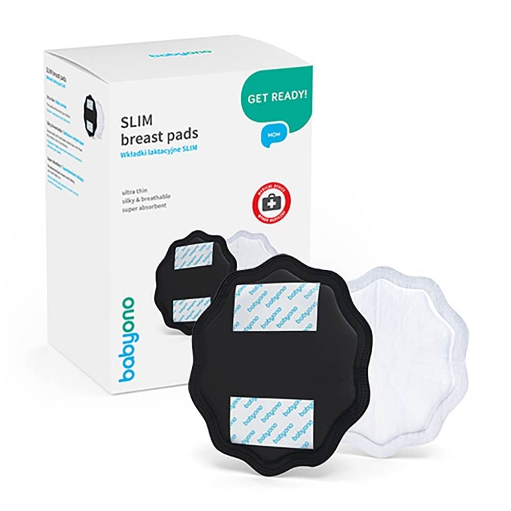 Прокладки для грудей BabyOno Natural nursing. Black, 24 шт. (298.02)